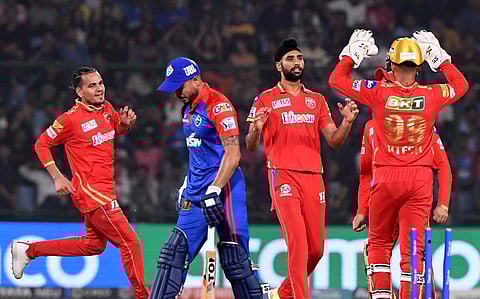 பஞ்சாப் மற்றும் டெல்லி அணி இடையிலான போட்டி