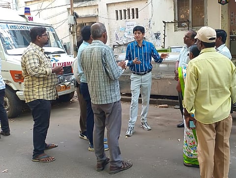 மாநகராட்சி ஆணையர் ஆய்வு