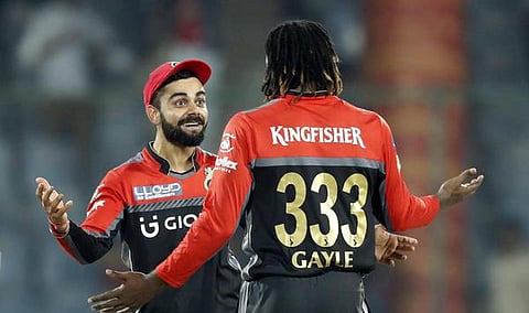 கோலி மற்றும் கிறிஸ் கெயில் | கோப்புப்படம்