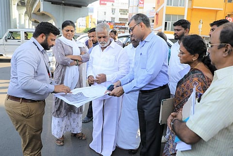 அமைச்சர் சேகர்பாபு ஆய்வு