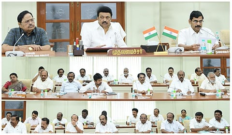 கருணாநிதி நூற்றாண்டு விழா குறித்து முதல்வர் ஸ்டாலின் தலைமையில் ஆலோசனைக் கூட்டம் நடந்தது