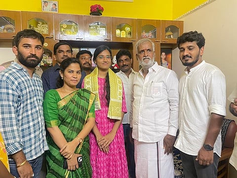 ஜீஜீ-க்கு வாழ்த்து தெரிவித்த அமைச்சர் சேகர்பாபு