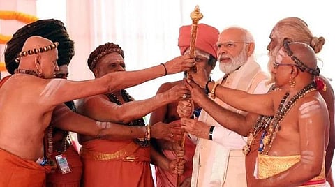 பண்பாடுமிக்க பிரதமரை சந்தித்தது மிகவும் மகிழ்ச்சி; இந்தியா வல்லரசு நாடாக மாறும்: தமிழக ஆதீனங்கள் நம்பிக்கை