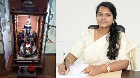 விநாயகர் சிலை மற்றும் ஐ.எஸ்.மெர்சி ரம்யா