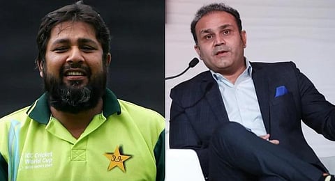 நான் பார்த்ததிலே அவர் ஒருவரைத்தான் பேட்டர் என்பேன்... - பாகிஸ்தான் நட்சத்திரத்தைப் புகழும் சேவாக்