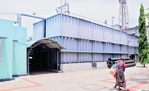 சென்னை சேத்துபட்டில் உள்ள கழிவுநீர் சுத்திகரிப்பு நிலையம். படம்:எஸ்.சத்தியசீலன்