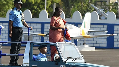 எதையும் எதிர்கொள்ள தயாராக இருப்பதற்கான நடவடிக்கைகளை நமது விமானப்படை எடுத்து வருகிறது: குடியரசுத் தலைவர் திரவுபதி முர்மு