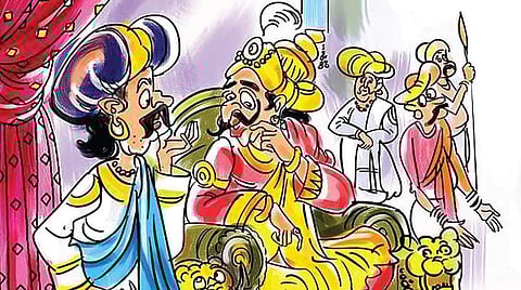 கதை: முன்கோபி ராஜா