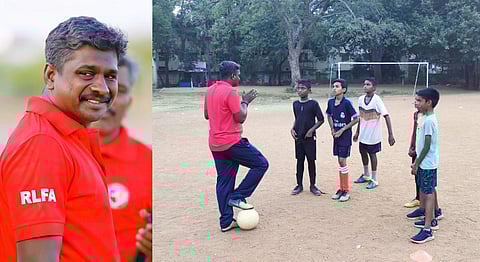 ஏழை மாணவர்களை கால்பந்தாட்ட வீரர்களாக்கும் மதுரை தலைமைக் காவலர் சுந்தர ராஜா!