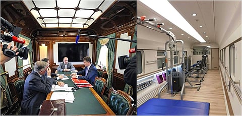 ரஷ்ய அதிபர் புதினின் ஆடம்பர ரயில்: கசிந்த புதிய தகவல்கள்