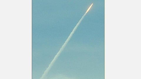 சென்னையில் தெரிந்த சந்திரயான்