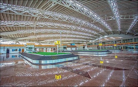 அந்தமான் தலைநகர் போர்ட் பிளேரில் புதிதாக அமைக்கப்பட்டுள்ள ஒருங்கிணைந்த வீர சாவர்கர் பன்னாட்டு விமான நிலையம். படம்: பிடிஐ