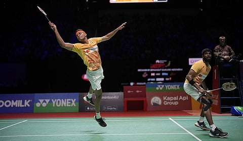 கொரியா ஓபன் பாட்மிண்டன் | அரை இறுதியில் சாட்விக், ஷிராக் ஜோடி