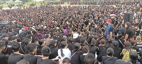 மணிப்பூரில் பெண்களுக்கு எதிரான வன்கொடுமைக்கு நீதி வேண்டி போராட்டம் நடத்திய பழங்குடியினர் | கோப்புப் படம்