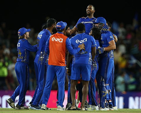 10 பவுண்டரி, 13 சிக்ஸர், 40 பந்தில் செஞ்சுரி.. - நிகோலஸ் பூரன் அதிரடியால் கோப்பை வென்ற எம்.ஐ நியூயார்க்