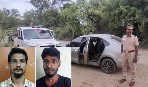 சென்னை அருகே போலீஸ் என்கவுன்ட்டரில் 2 ரவுடிகள் சுட்டுக் கொலை: தடயவியல் நிபுணர்கள் சோதனை