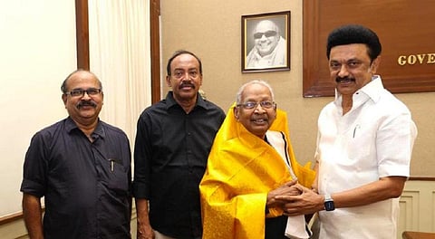 கி.வீரமணிக்கு ‘தகைசால் தமிழர்’ விருது: சுதந்திர தின விழாவில் முதல்வர் ஸ்டாலின் வழங்குகிறார்