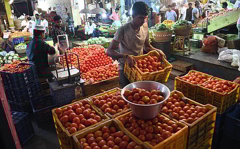 கோயம்பேடு சந்தையில் ரூ.160-ல் நீடிக்கும் தக்காளி விலை