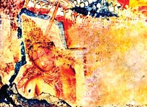 ஒளிரும் பல்லவ ஓவியம்