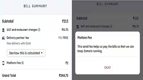 ஸ்விகி வழியில் சொமேட்டோ: உணவு ஆர்டருக்கு கட்டணம் வசூலிக்க திட்டம்