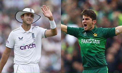 “நான் 600 விக்கெட் எடுப்பதெல்லாம் கனவில்தான்” - ஸ்டூவர்ட் பிராடை புகழ்ந்து தள்ளிய ஷாஹின் அஃப்ரீடி