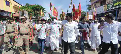 “ஒரே குடும்பத்தின் கட்டுப்பாட்டில் திருச்சுழி தொகுதி” - நடைபயணத்தில் அண்ணாமலை ஆவேசம்