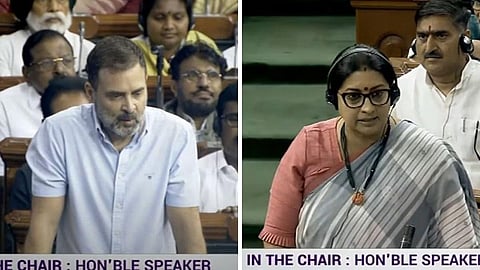 ‘பறக்கும் முத்தம்’ தந்து வெளியேறிய ராகுல் - பாஜக பெண் எம்.பி.க்கள் புகார்