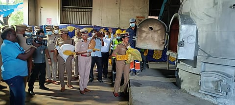 சேலத்தில் 577 கிலோ கஞ்சா உள்ளிட்ட போதைப்பொருள் அழிப்பு