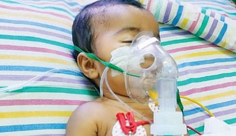 திருப்பத்தூர் அருகே சிகிச்சைக்கு உதவி கோரியிருந்த நிலையில் அரிய வகை நோயால் குழந்தை உயிரிழப்பு