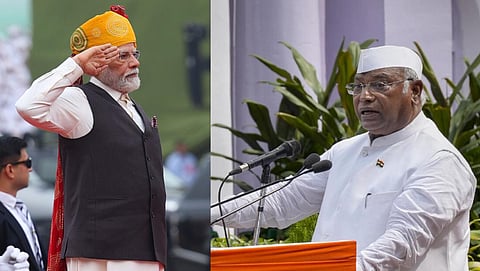 பிரதமர் மோடி, காங்கிரஸ் தலைவர் மல்லிகார்ஜுன கார்கே