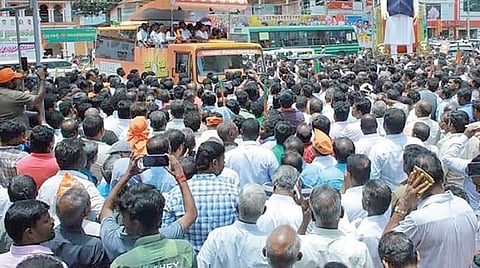 தமிழகத்தில் மோடி போட்டியிடுவார் என முதல்வர் அச்சம்: நாகர்கோவிலில் அண்ணாமலை பேச்சு