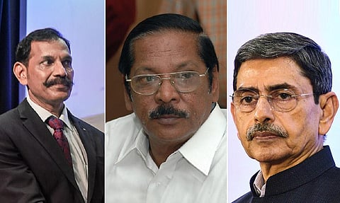 சைலேந்திர பாபு, ஆர்.எஸ்.பாரதி, ஆளுநர் ரவி | கோப்புப் படம்