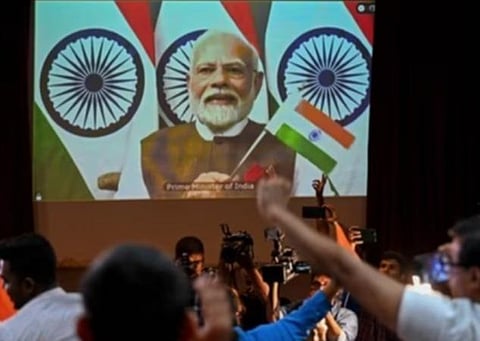 அடுத்த இலக்கு சூரியனை ஆய்வு செய்ய விண்கலம் - ஜோகன்னஸ்பர்க்கில் பிரதமர் மோடி நெகிழ்ச்சி