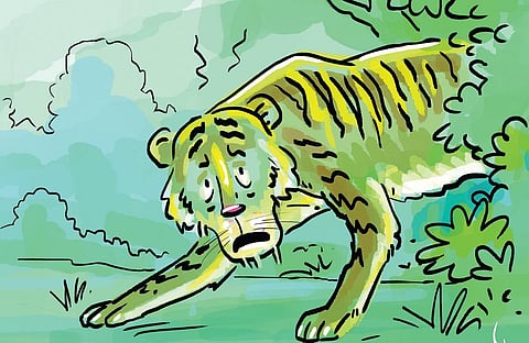 நானும் கதாசிரியரே!-15: தனியே இருந்த புலி!