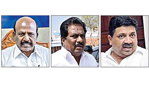 மா.சுப்பிரமணியன், பி. மூர்த்தி, பழனிவேல் தியாகராஜன்