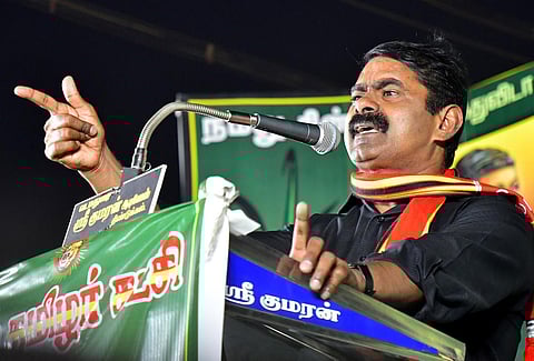 தமிழகத்துக்கு தண்ணீர் தர மறுக்கும் காங்கிரஸை வெளியேற்றினால் திமுகவுக்கு ஆதரவு தர தயார்: சீமான் உறுதி