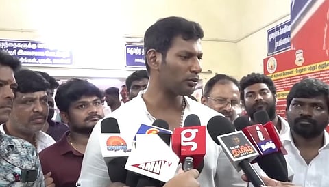 “விஜய் அரசியலுக்கு வந்தால் வரவேற்பேன்; சூப்பர்ஸ்டார் பட்டம் மக்கள் கொடுத்தது” - விஷால் பகிர்வு