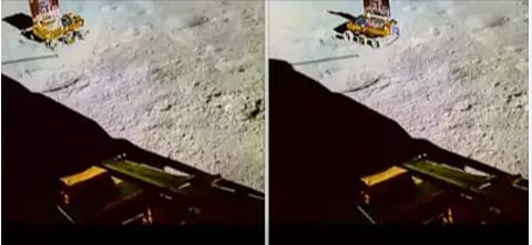 நிலவின் மேற்பரப்பில் பிளாஸ்மா மூலக்கூறுகள் - லேண்டரின் ஆய்வில் கண்டறியப்பட்டதாக இஸ்ரோ தகவல்