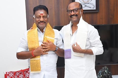 ரஜினிகாந்துடன் ஓபிஎஸ் திடீர் சந்திப்பு - அரசியல் நிலவரம் குறித்து பேச்சு?