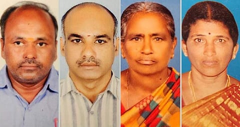 4 பேரை கொலை செய்த குற்றவாளிகளை உடனே கைது செய்ய வேண்டும் - அரசியல் தலைவர்கள் வலியுறுத்தல்