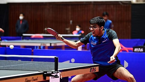 ஆசிய டேபிள் டென்னிஸ் சாம்பியன்ஷிப் - கால் இறுதிக்கு முந்தைய சுற்றில் இந்தியாவின் மானவ் தாக்குர் தோல்வி