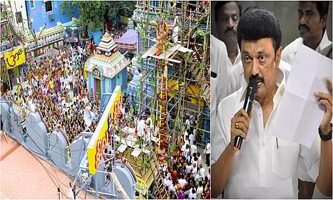 சென்னை | காசி விஸ்வநாதர் கோயில் கும்பாபிஷேகம் கோலாகலம்: இறை நம்பிக்கையாளர் போற்றும் ஆட்சி என முதல்வர் ஸ்டாலின் பெருமிதம்