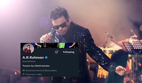 “ட்வீட் போடுவது அட்மின்” - பயோவை மாற்றினாரா ஏ.ஆர்.ரஹ்மான்?