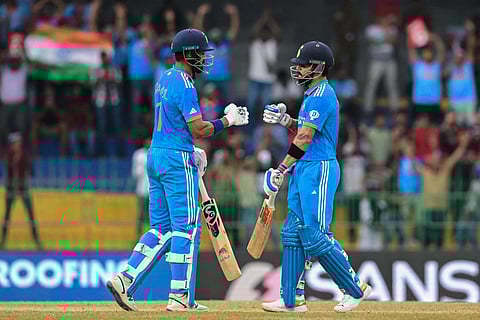 ஆசிய கோப்பை IND vs PAK | கே.எல்.ராகுல், கோலி சதம் விளாசல் - பாகிஸ்தானுக்கு 357 ரன்கள் இலக்கு