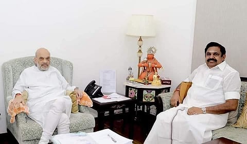 பாஜக தலைமை அழைப்பை ஏற்று டெல்லி பயணம் | அமித் ஷாவுடன் பழனிசாமி சந்திப்பு - மக்களவை தேர்தலை எதிர்கொள்வது குறித்து ஆலோசனை