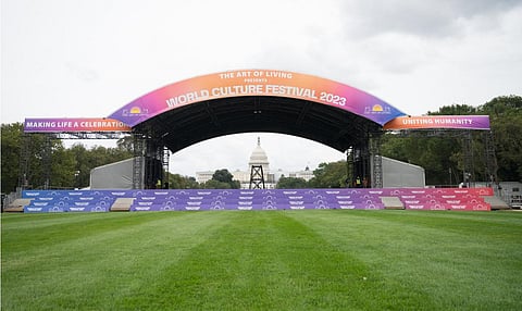 செப் 29 முதல் அக்.1 வரை வாஷிங்டனில் உலக கலாச்சார விழா: வாழும் கலை அமைப்பு தகவல்