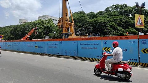 இரண்டாம் கட்ட மெட்ரோ ரயில் திட்டம்; ஸ்டெர்லிங் சாலையில் சுரங்கப்பணி தீவிரம்: அடுத்த ஆண்டு ஏப்ரலில் முடிக்க திட்டம்