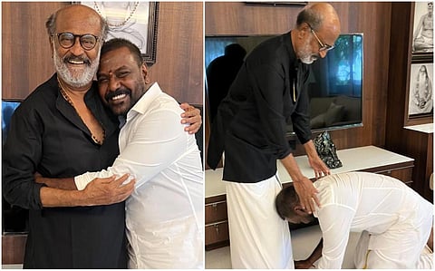 நடிகர் ரஜினியிடம் வாழ்த்து பெற்ற ராகவா லாரன்ஸ்