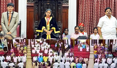 திமுக கவுன்சிலர் சரஸ்வதி மறைவுக்கு மாநகராட்சி கூட்டத்தில் இரங்கல்