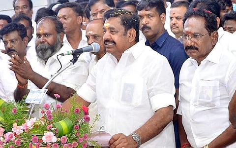 காவிரி நீரை பெறுவதற்கு அனைத்து கட்சி கூட்டத்தை தமிழக அரசு கூட்ட வேண்டும்: பழனிசாமி வலியுறுத்தல்